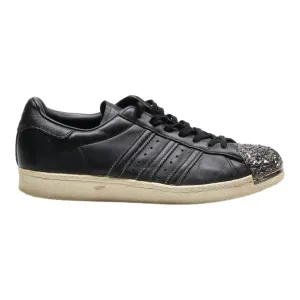 ADIDAS Sneaker Trainers Black Leather Womens UK 9.5