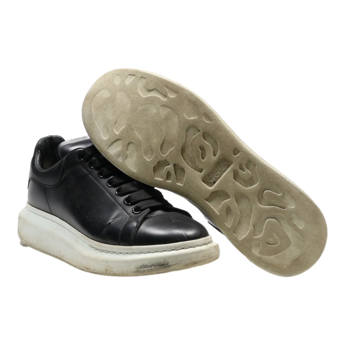 ALEXANDER MCQUEEN Sneaker Trainers Black Synthetic Mens UK 7.5