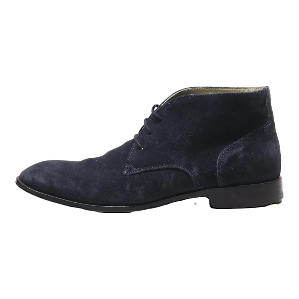 ANDRE Ankle Boots Blue Suede Mens UK 7.5