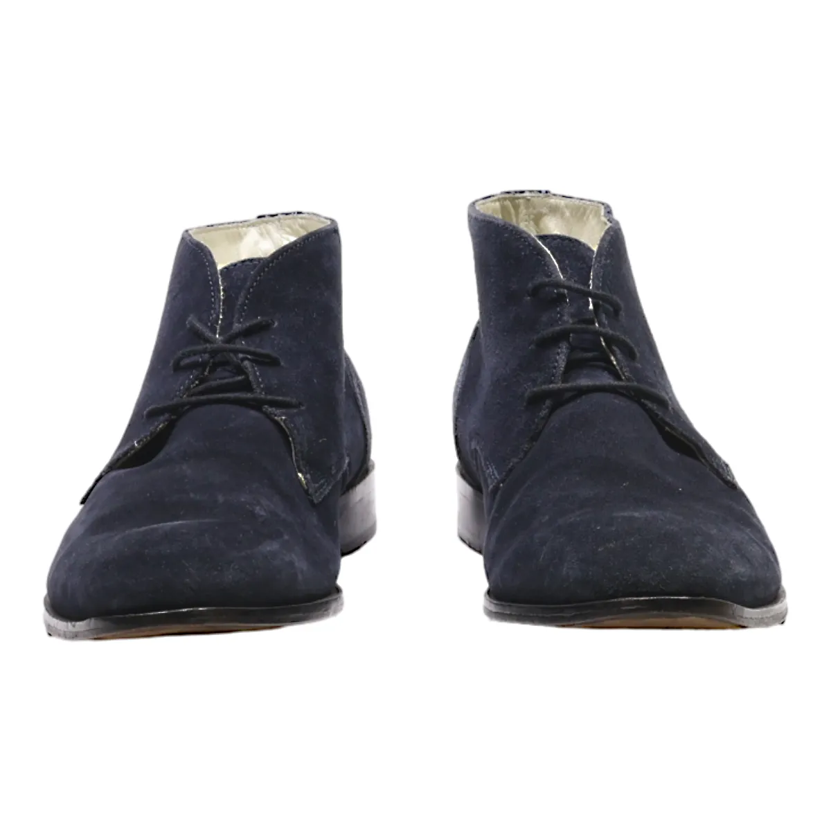 ANDRE Ankle Boots Blue Suede Mens UK 7.5