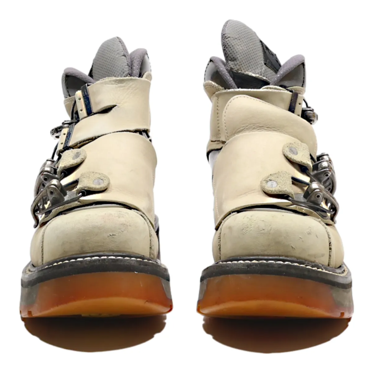 ART Hiking Boots Beige Leather Womens UK 4