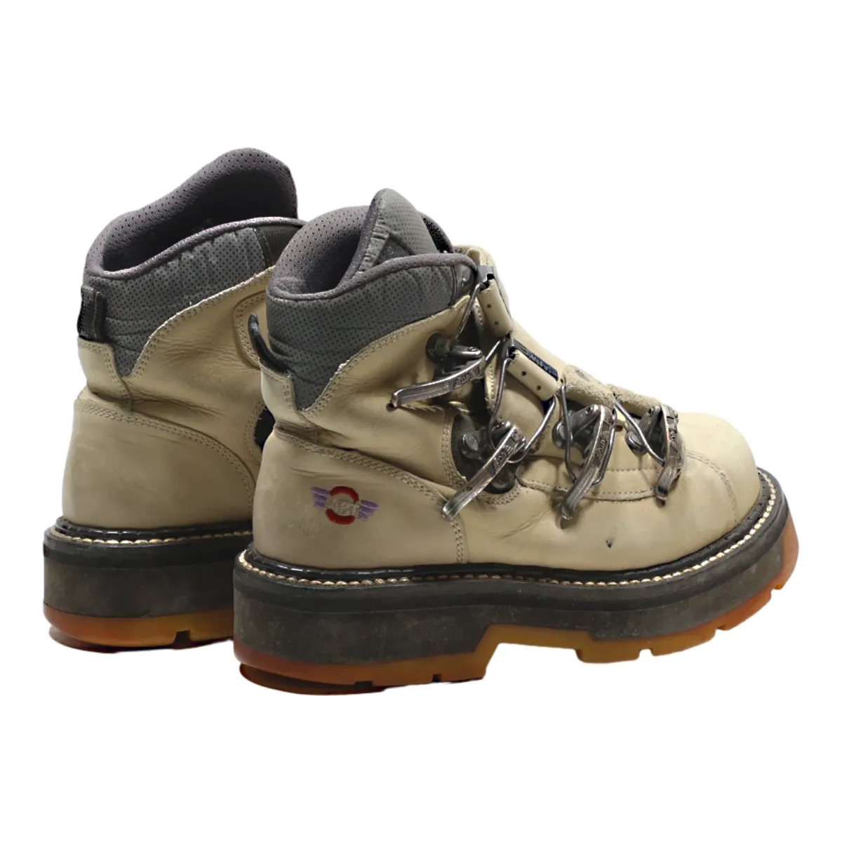 ART Hiking Boots Beige Leather Womens UK 4
