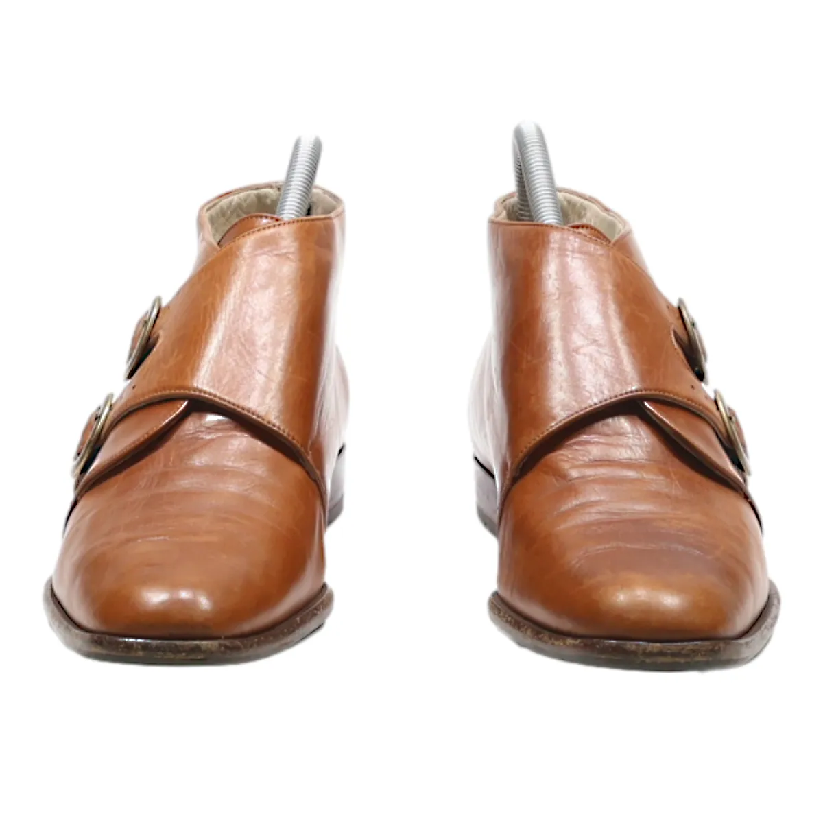 BALLY Monk Shoes Brown Leather Womens UK 3