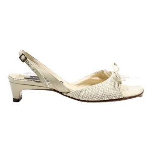BEA NOVEELI Strappy Sandals Cream Leather Womens UK 2
