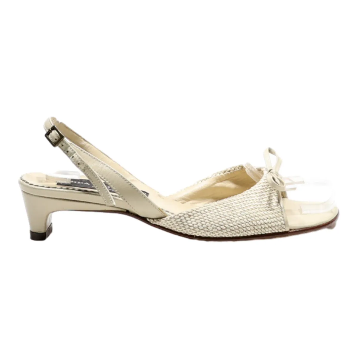 BEA NOVEELI Strappy Sandals Cream Leather Womens UK 2