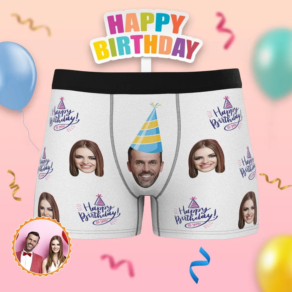 Birthday Boxer Custom Face Boxer Personalized Birthday King Boxer Best Birthday Gift