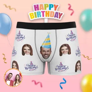 Birthday Boxer Custom Face Boxer Personalized Birthday King Boxer Best Birthday Gift