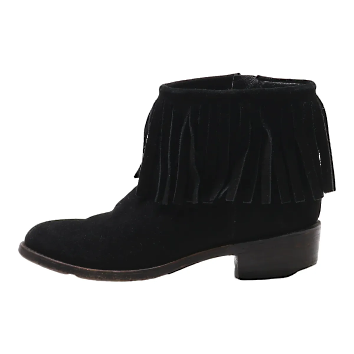 BIXI AWOTAN Ankle Boots Black Suede Womens UK 3