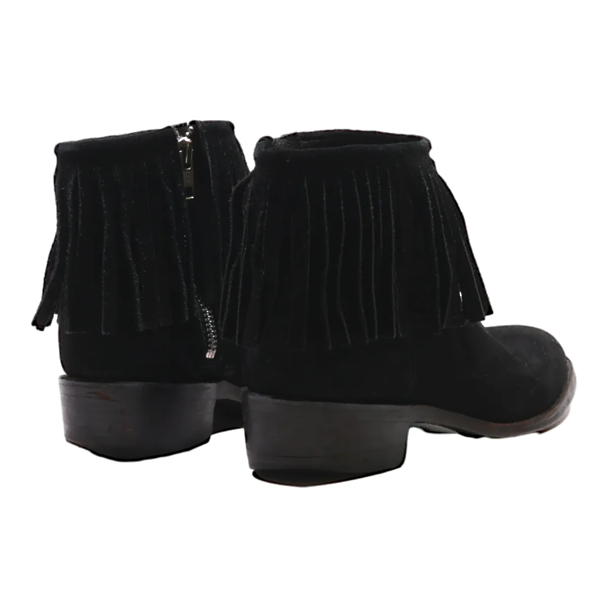 BIXI AWOTAN Ankle Boots Black Suede Womens UK 3