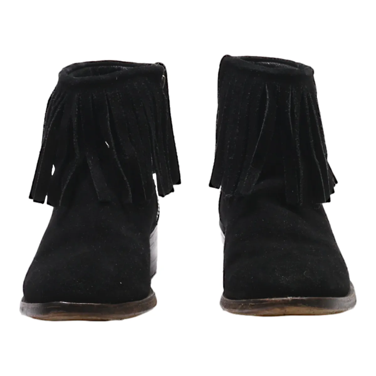 BIXI AWOTAN Ankle Boots Black Suede Womens UK 3
