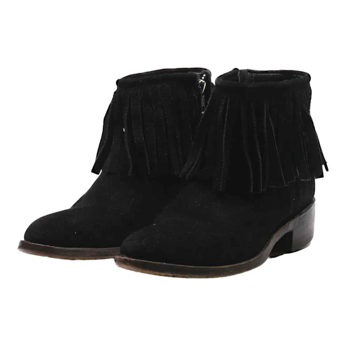 BIXI AWOTAN Ankle Boots Black Suede Womens UK 3