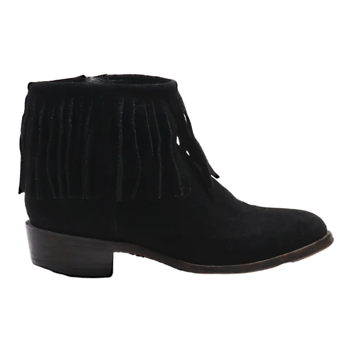 BIXI AWOTAN Ankle Boots Black Suede Womens UK 3