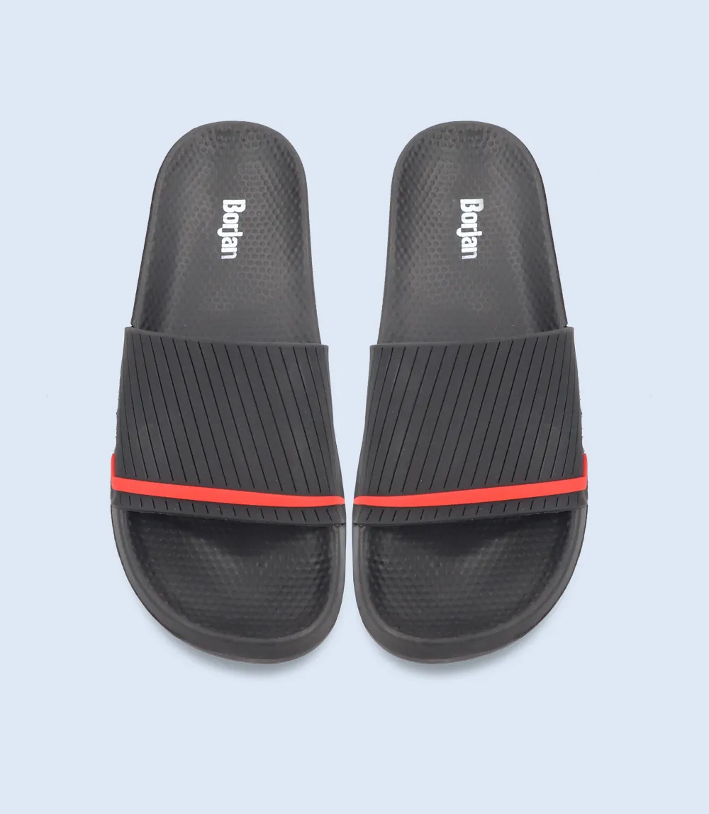 BM4992-BLACK-Men Slipper