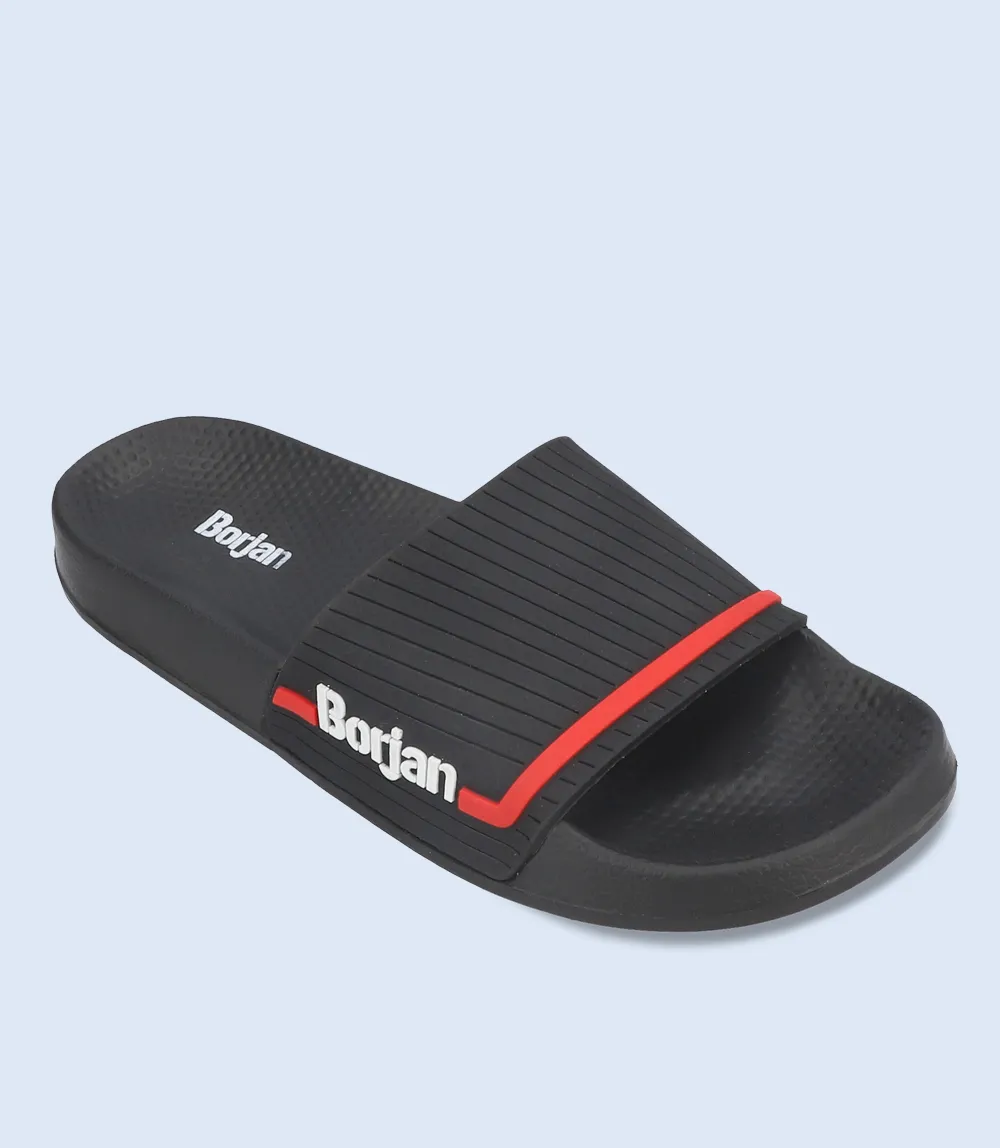 BM4992-BLACK-Men Slipper