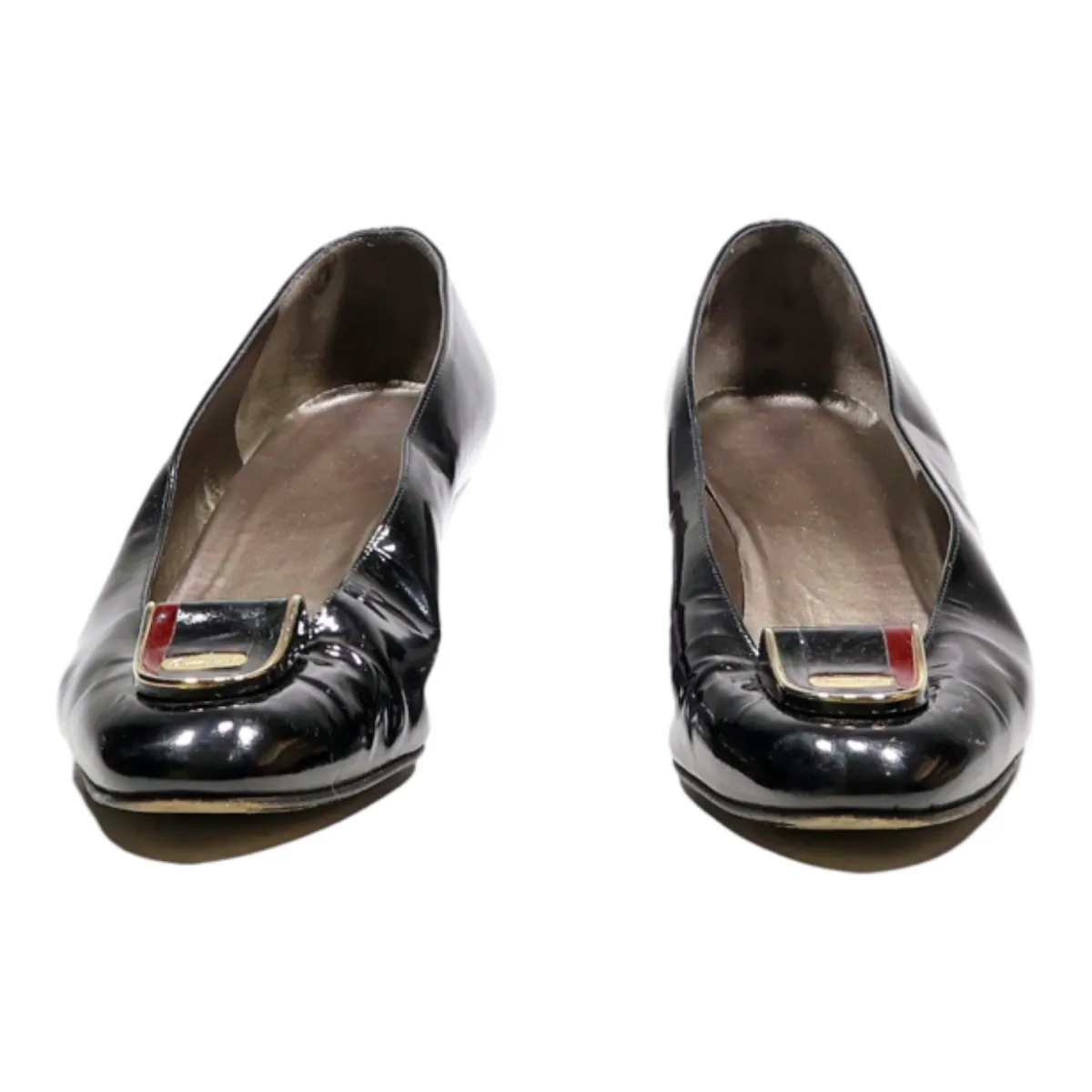 BRUNO MAGLI Ballet Shoes Black Leather Womens UK 4.5