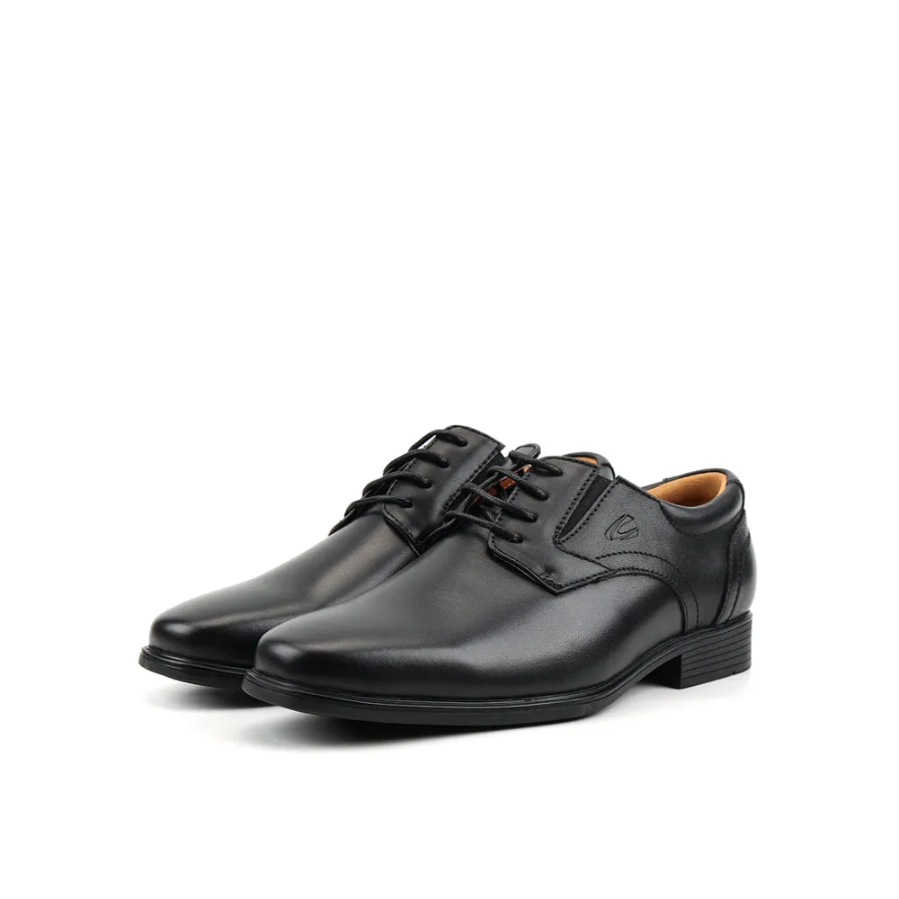 camel active Leather Lace Up Elegant Formal Shoes Men WARREN-802403-BE2SV-1-Black