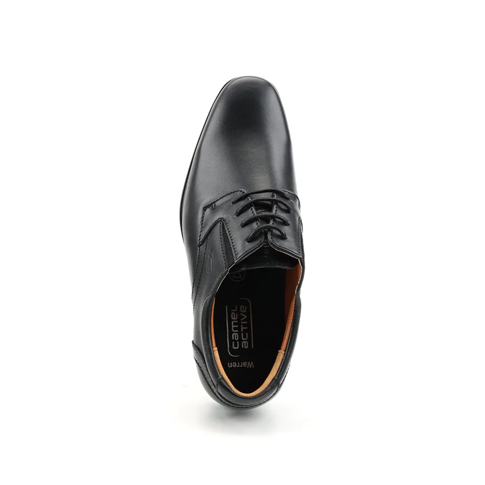 camel active Leather Lace Up Elegant Formal Shoes Men WARREN-802403-BE2SV-1-Black
