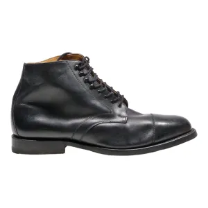 CAVALLO Desert Boots Black Leather Mens UK 10.5