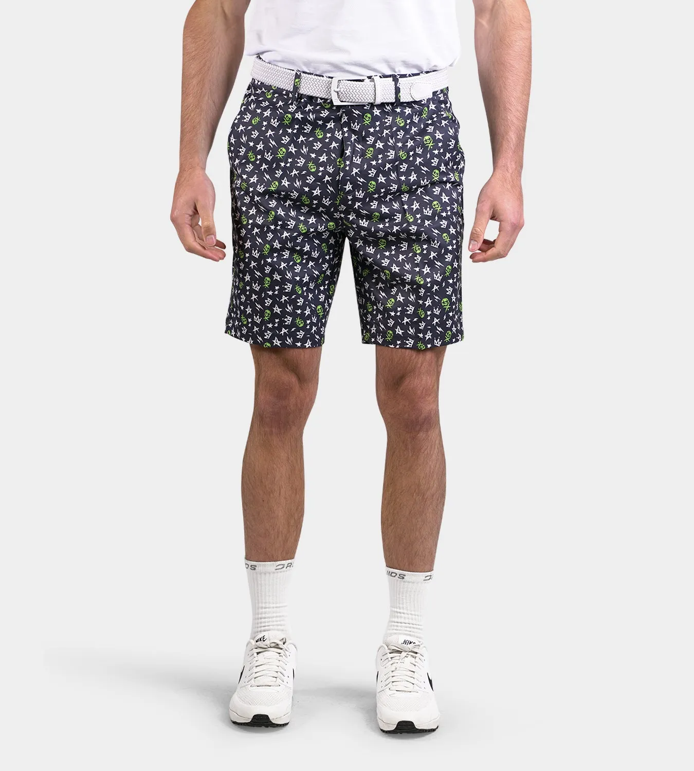 CLIMA GRUNGE SKULLZ SHORTS - NAVY