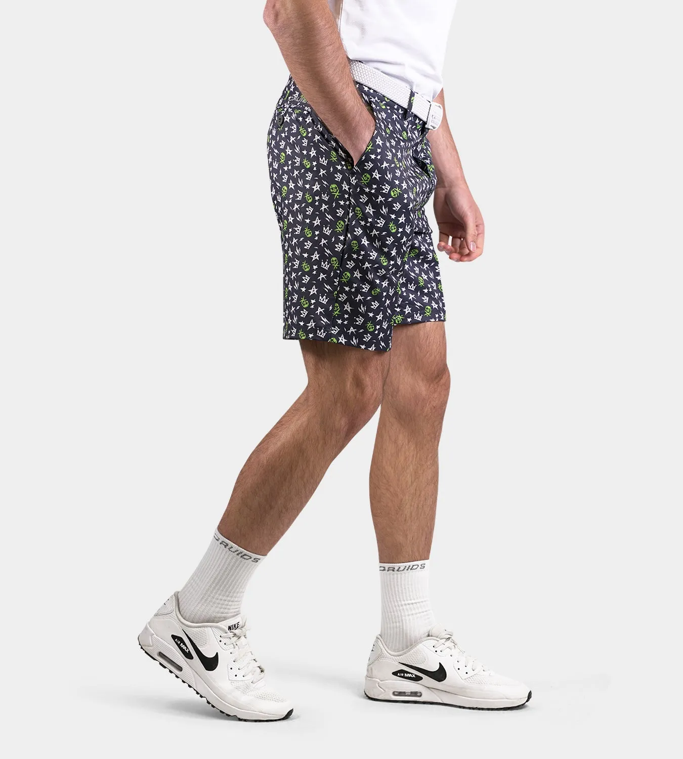 CLIMA GRUNGE SKULLZ SHORTS - NAVY