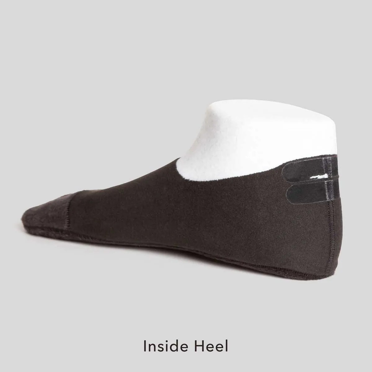 Cozy Fleece No Show Socks | BLACK 4 Pairs
