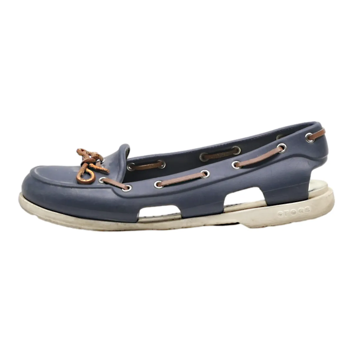CROCS Ballet Shoes Blue Synthetic Womens UK 7