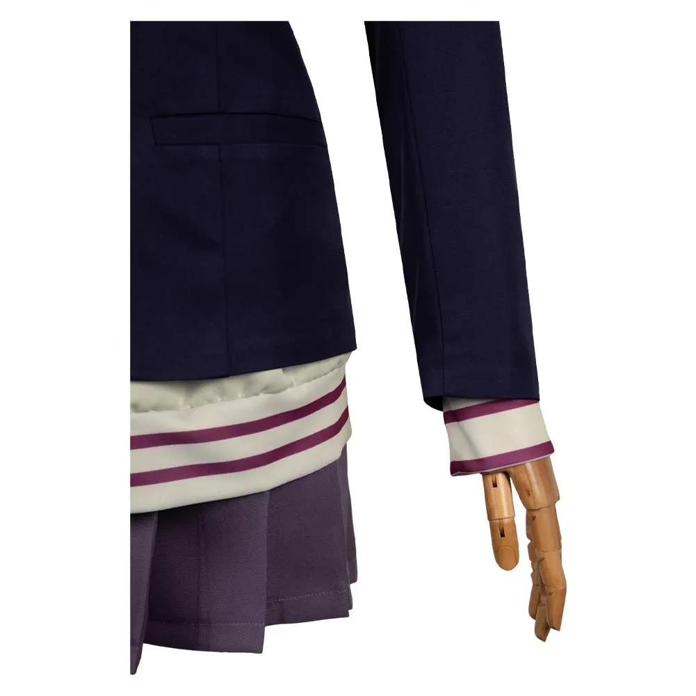 Dan da dan Aira Shiratori Women Blue Uniform Dress Party Carnival Halloween Cosplay Costume