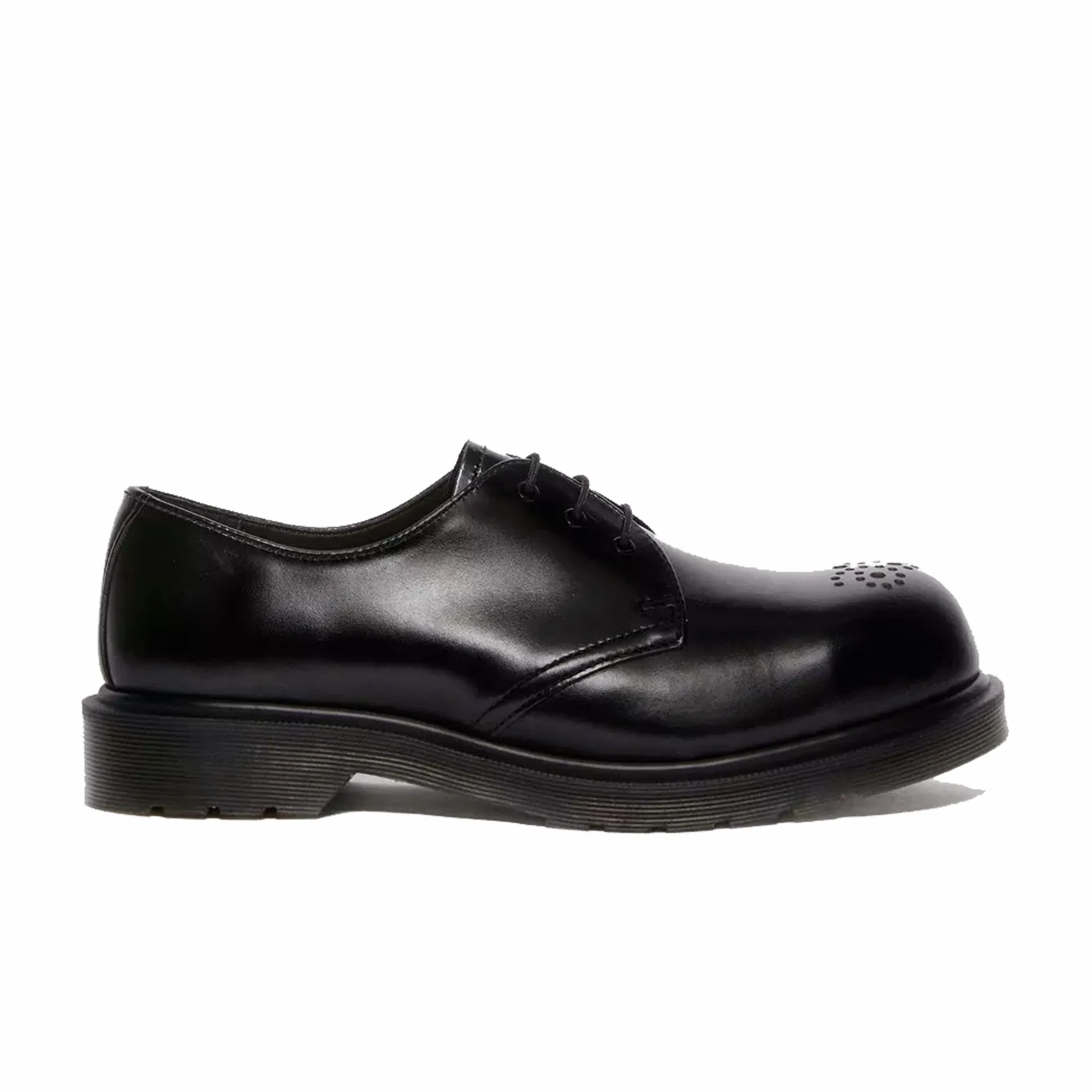 Dr. Martens 1461 St Brogue Analine Leather Steel Toe (Black/Black)