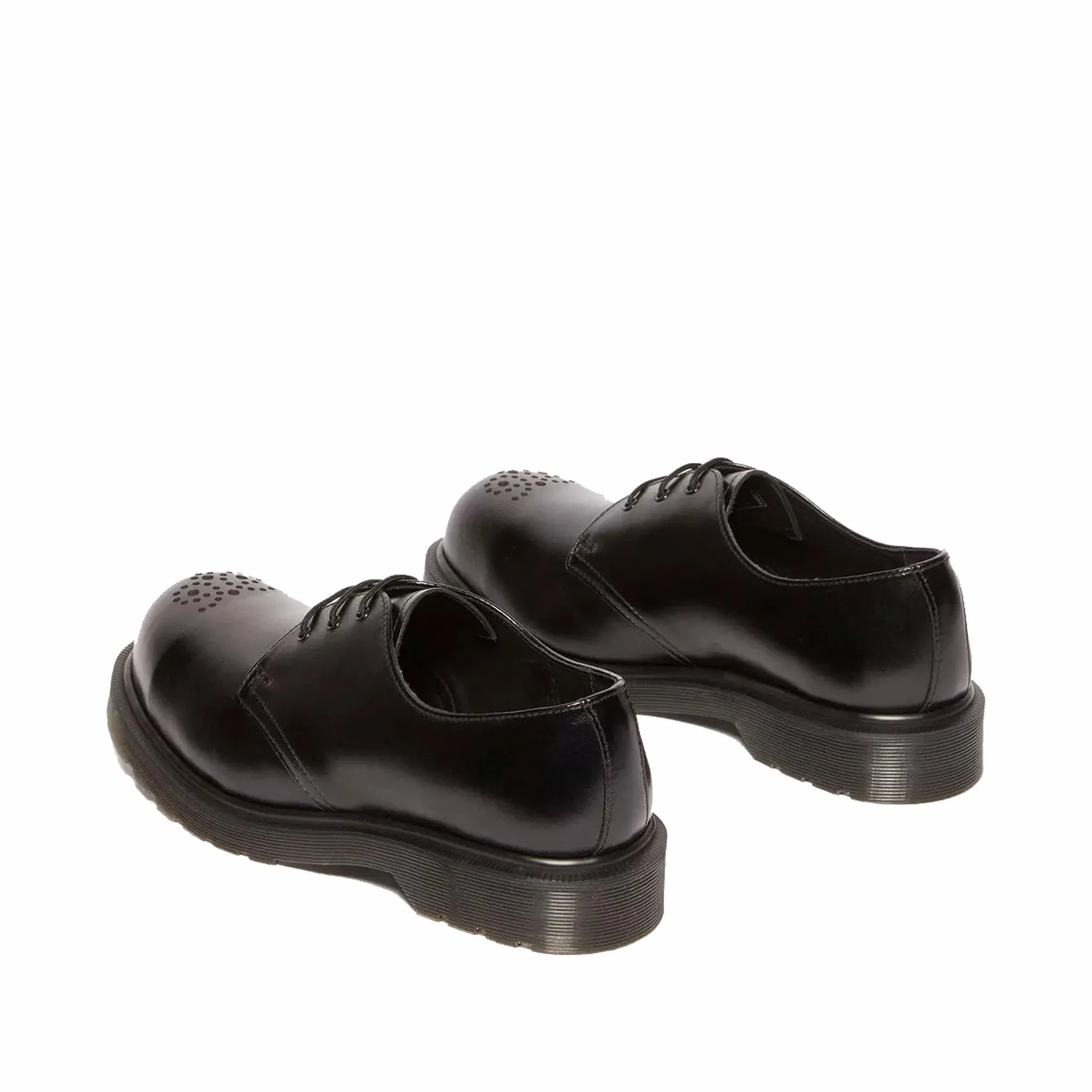 Dr. Martens 1461 St Brogue Analine Leather Steel Toe (Black/Black)