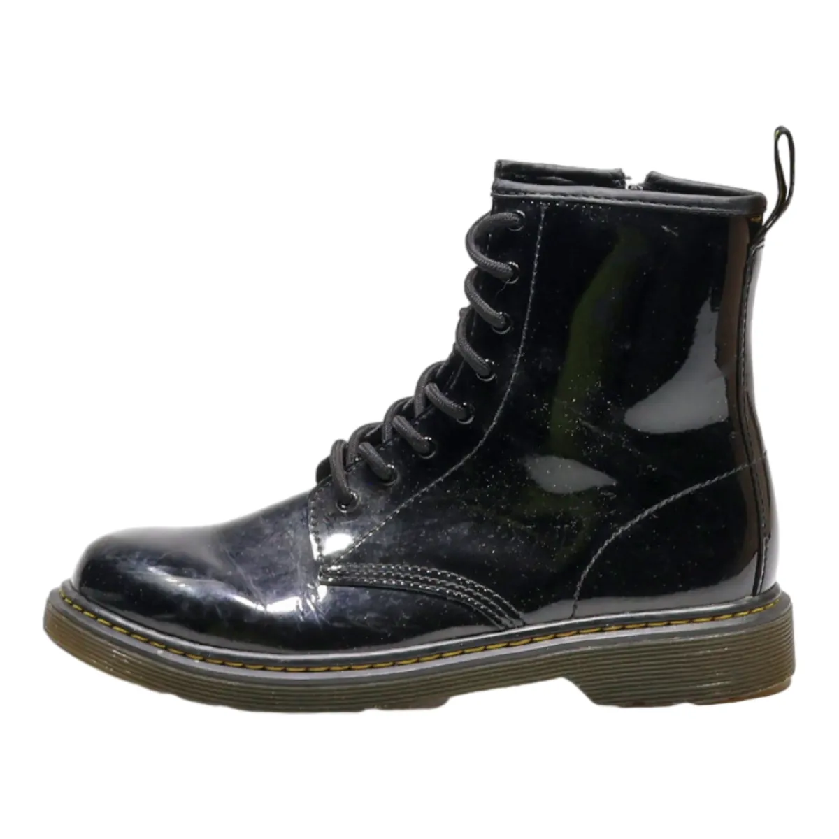 DR MARTENS Ankle Boots Black Leather Womens UK 5