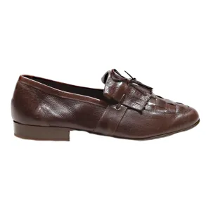 FRETZ Loafer Shoes Brown Leather Mens UK 7