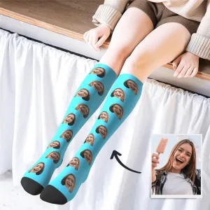 Girlfriend Gift Custom Knee High Socks