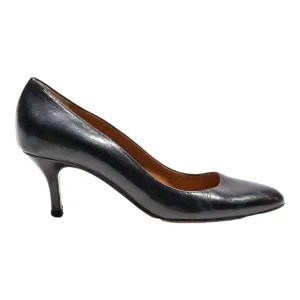 HOBBS Pump Heels Black Leather Womens UK 6.5