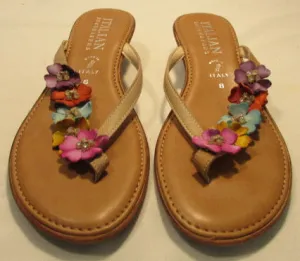 Italian Shoemakers Emina Handmade Adelfa Leather Sandal