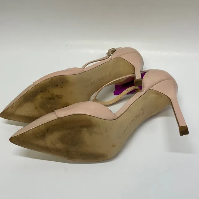 Ivanka Trump Size 6.5 Women's Beige Solid High Heel Shoes