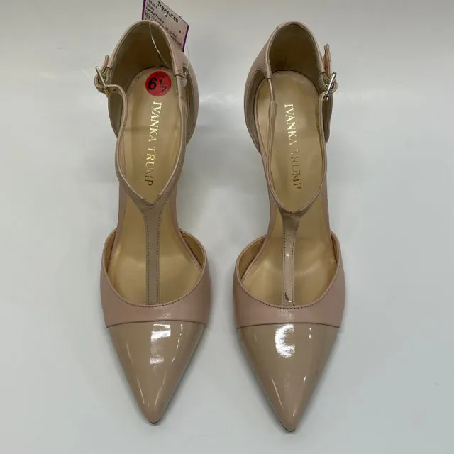 Ivanka Trump Size 6.5 Women's Beige Solid High Heel Shoes