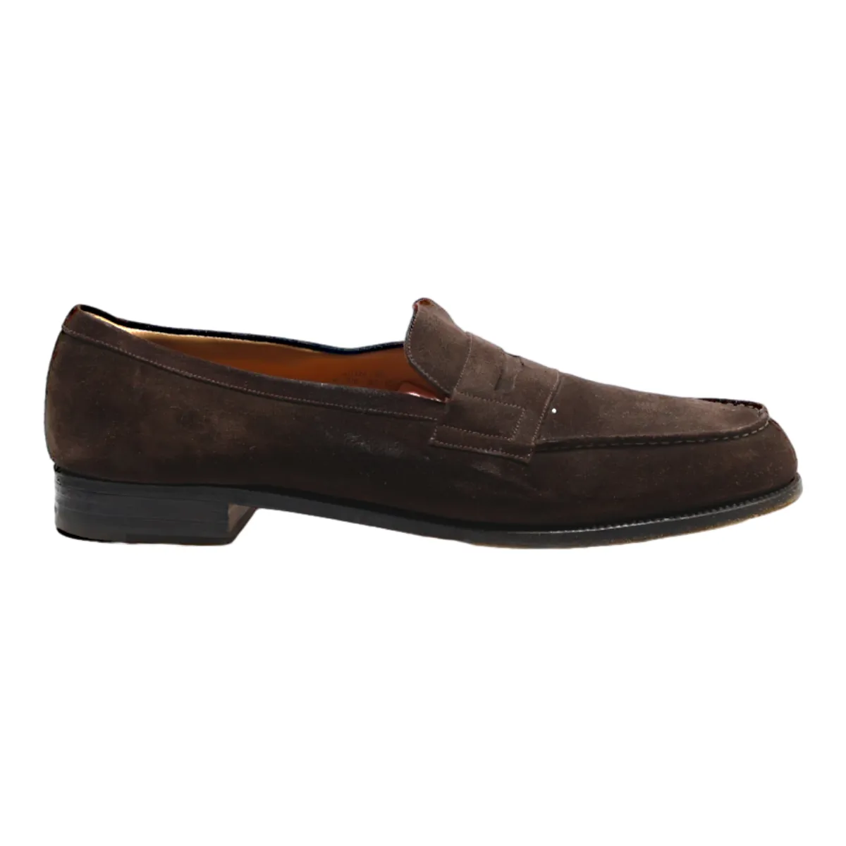 J.M. WESTON Loafer Shoes Brown Suede Mens UK 12