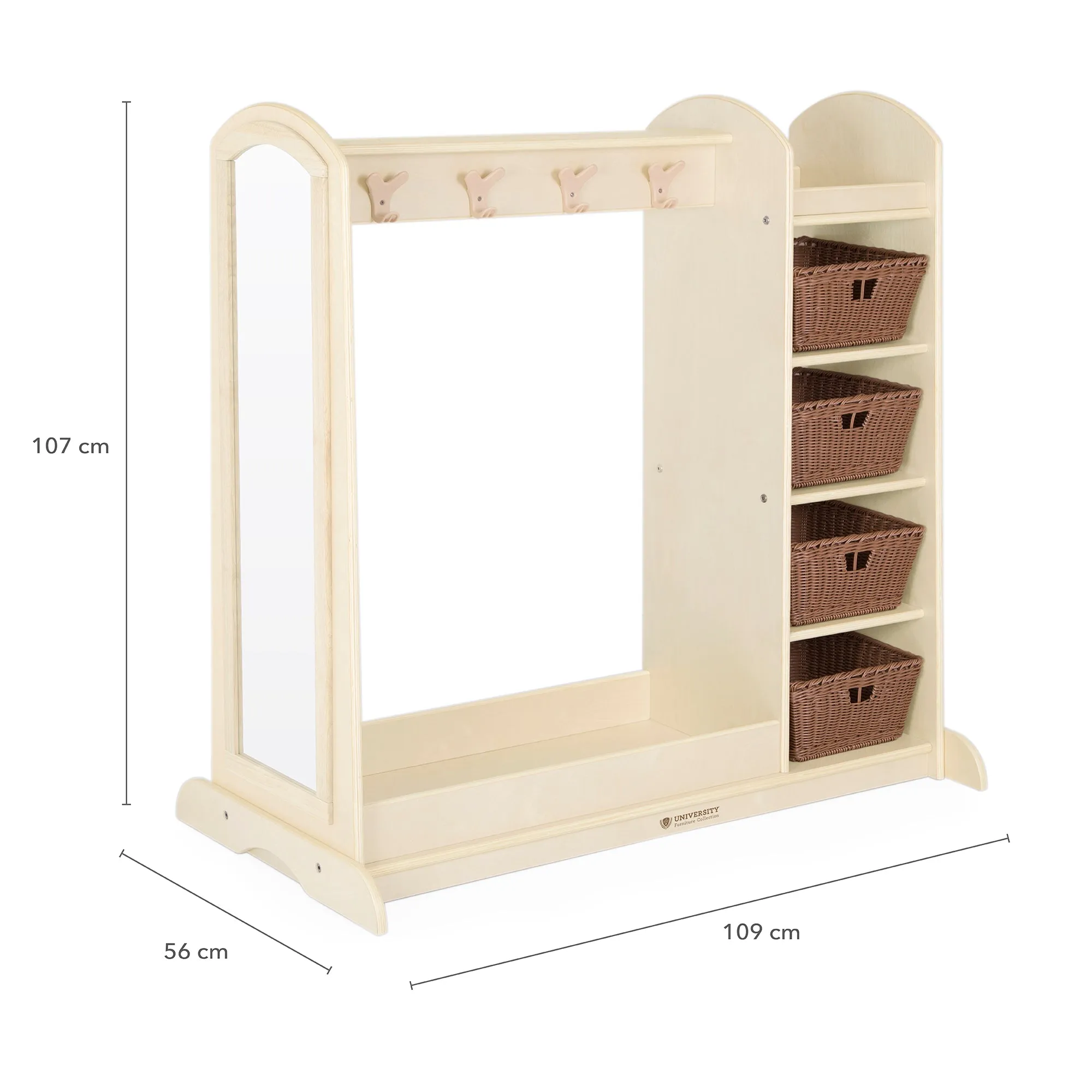 Kids' Dress Up Storage with Bins