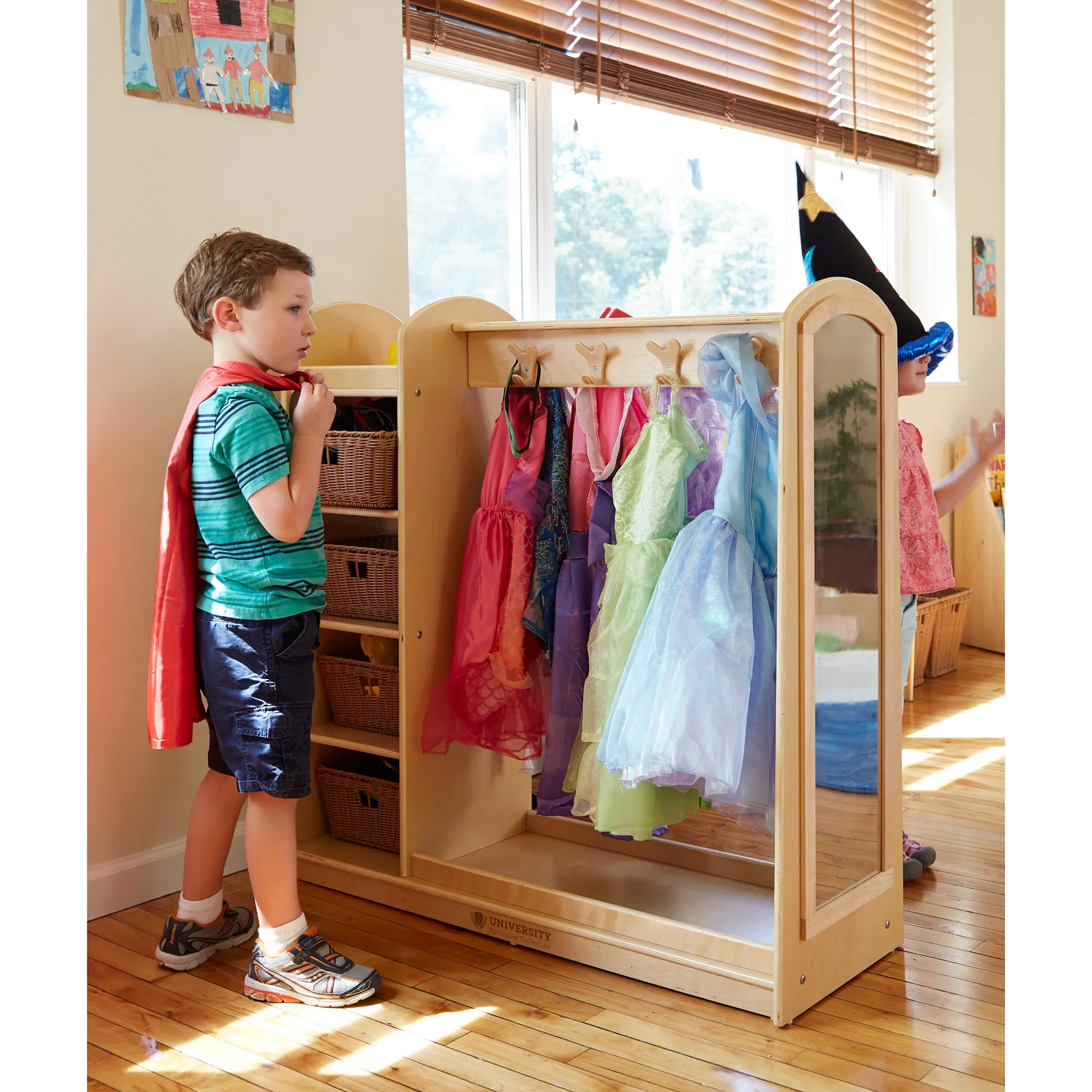 Kids' Dress Up Storage with Bins