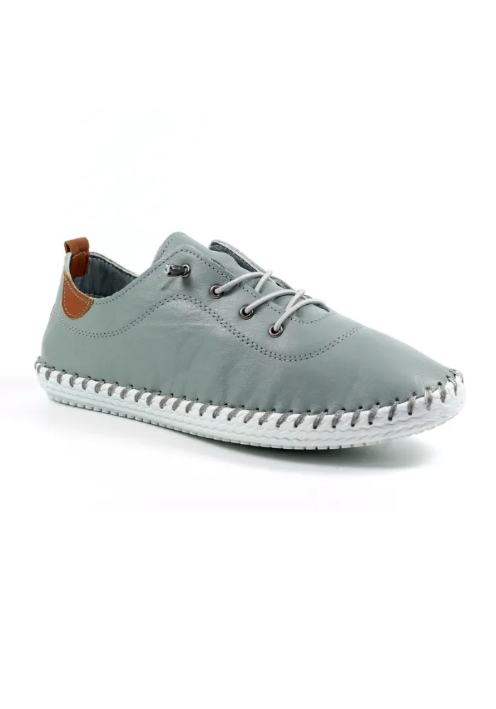 Lunar Shoes St Ives Leather Plimsoll
