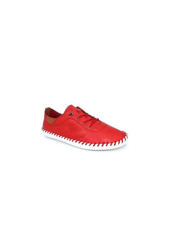 Lunar Shoes St Ives Leather Plimsoll