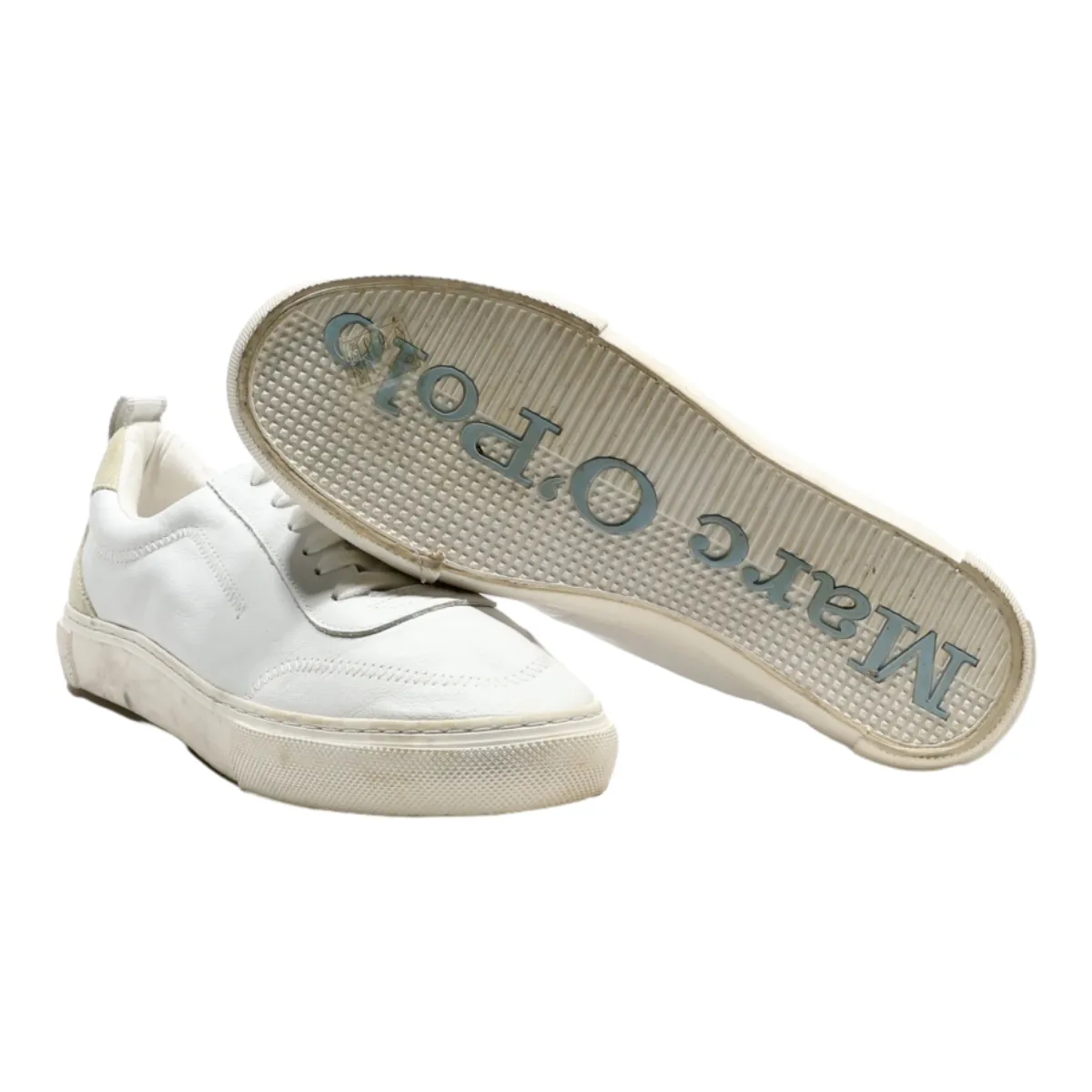 MARC O'POLO Sneaker Trainers White Synthetic Mens UK 6