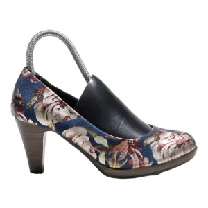 MARCO TOZZI Pump Heels Blue Synthetic Womens UK 4