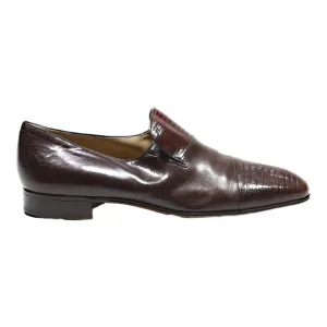 MAURI Loafer Shoes Brown Leather Mens UK 7