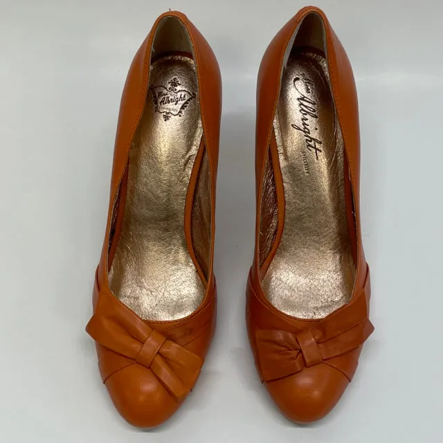 Miss Albright - Anthropologie Size 9 Women's Orange Solid High Heel Shoes