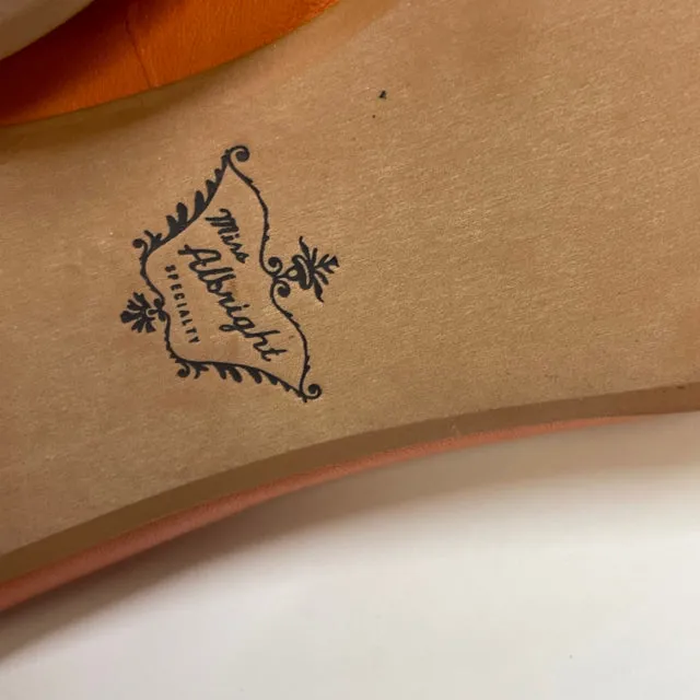 Miss Albright - Anthropologie Size 9 Women's Orange Solid High Heel Shoes