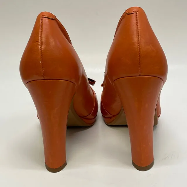 Miss Albright - Anthropologie Size 9 Women's Orange Solid High Heel Shoes