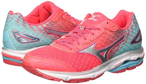 Mizuno Women Wave Rider 19 Pink Running Shoes-4 UK/India (36.5 EU) (J1GD160308)