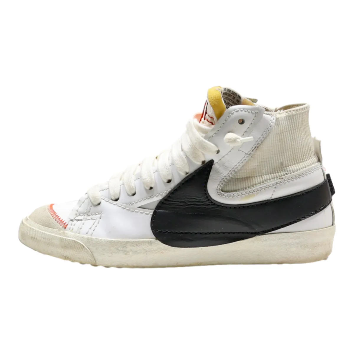 NIKE Blazer 2021 High Top Trainers White Leather Mens UK 11