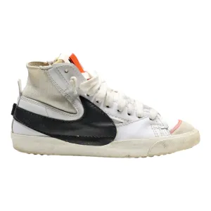 NIKE Blazer 2021 High Top Trainers White Leather Mens UK 11